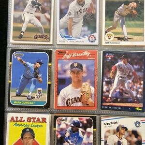 Baseball Trading Card Collection